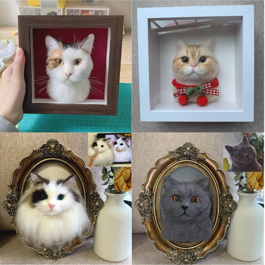 Handmade Custom Pet Simulation Photo Frame