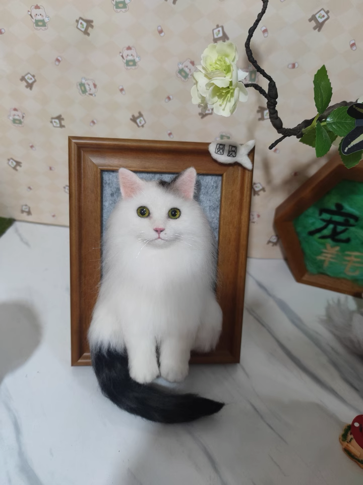 Handmade Custom Pet Simulation Photo Frame